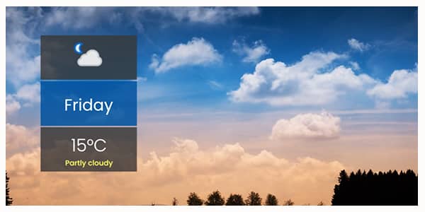 Flat_Widget-weather