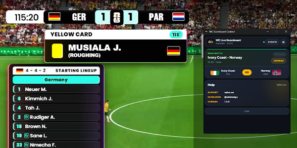 WC Live Scoreboard 2026